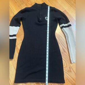 Darker Wavs Fader Striped Knit Dress